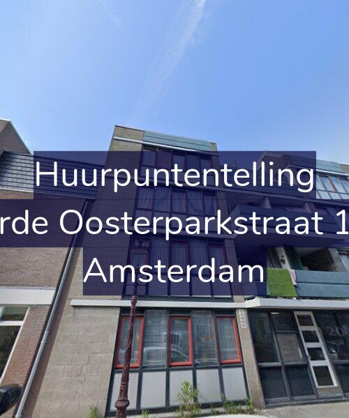 Foto gevel Huurpuntentelling voor Derde Oosterparkstraat 161, Amsterdam