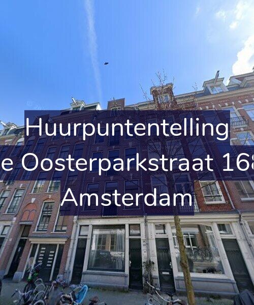 Foto gevel Huurpuntentelling voor Derde Oosterparkstraat 168-B1, Amsterdam