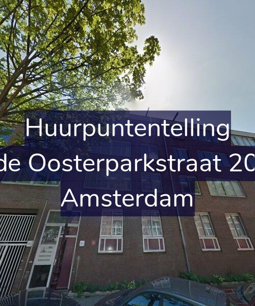 Foto gevel Huurpuntentelling voor Derde Oosterparkstraat 200-A, Amsterdam