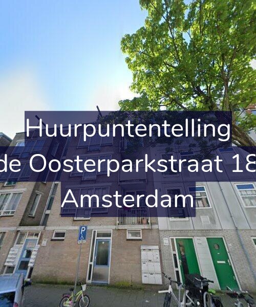 Foto gevel Huurpuntentelling voor Derde Oosterparkstraat 188-B, Amsterdam