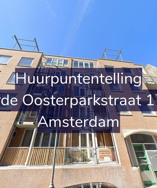 Foto gevel Huurpuntentelling voor Derde Oosterparkstraat 17-B, Amsterdam