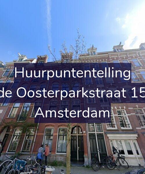 Foto gevel Huurpuntentelling voor Derde Oosterparkstraat 158-C, Amsterdam