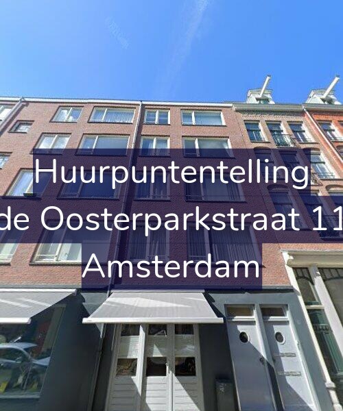 Foto gevel Huurpuntentelling voor Derde Oosterparkstraat 113-1, Amsterdam