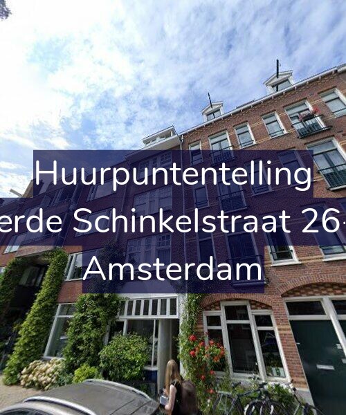 Foto gevel Huurpuntentelling voor Derde Schinkelstraat 26-1, Amsterdam