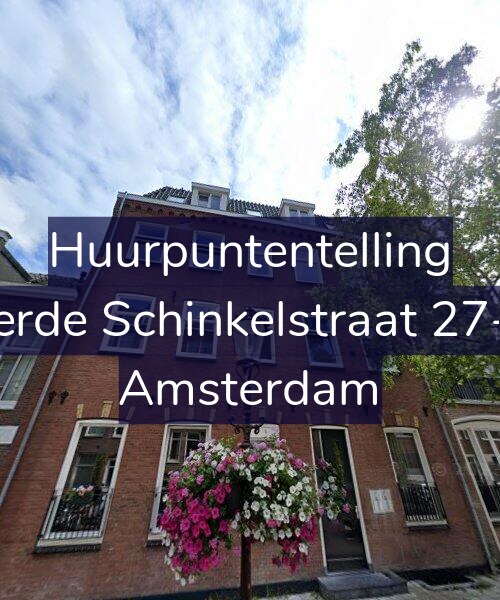 Foto gevel Huurpuntentelling voor Derde Schinkelstraat 27-G, Amsterdam