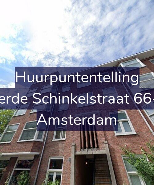 Foto gevel Huurpuntentelling voor Derde Schinkelstraat 66-2, Amsterdam