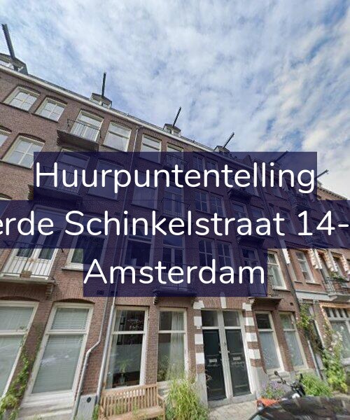 Foto gevel Huurpuntentelling voor Derde Schinkelstraat 14-3L, Amsterdam