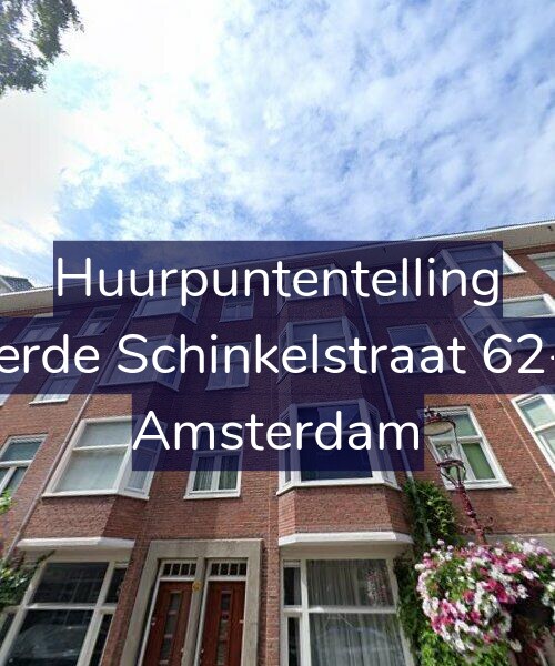 Foto gevel Huurpuntentelling voor Derde Schinkelstraat 62-3, Amsterdam