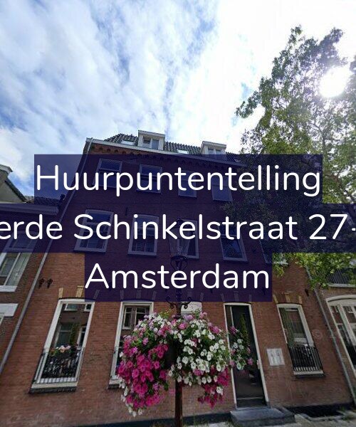 Foto gevel Huurpuntentelling voor Derde Schinkelstraat 27-R, Amsterdam