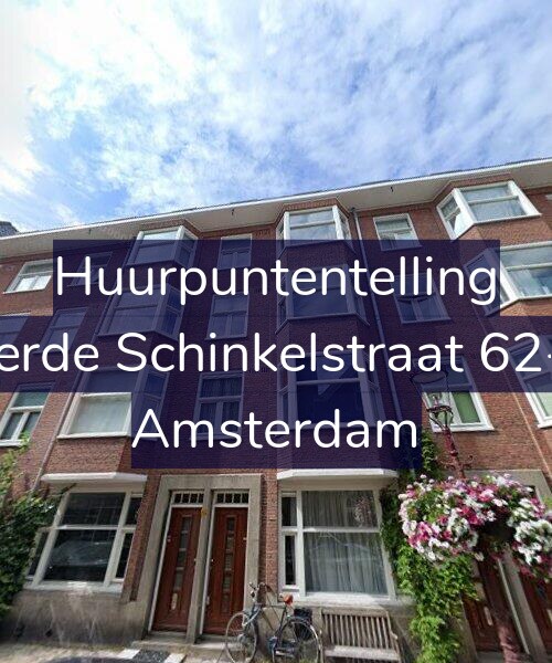 Foto gevel Huurpuntentelling voor Derde Schinkelstraat 62-1, Amsterdam