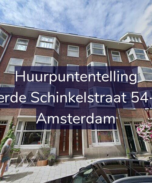 Foto gevel Huurpuntentelling voor Derde Schinkelstraat 54-H, Amsterdam