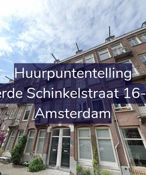 Foto gevel Huurpuntentelling voor Derde Schinkelstraat 16-1L, Amsterdam