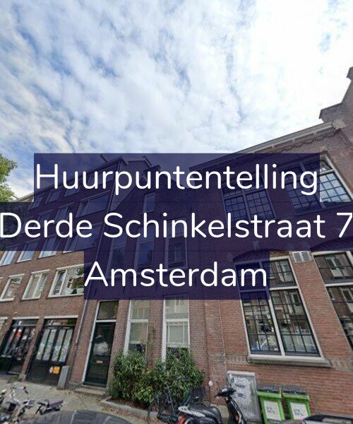 Foto gevel Huurpuntentelling voor Derde Schinkelstraat 7, Amsterdam