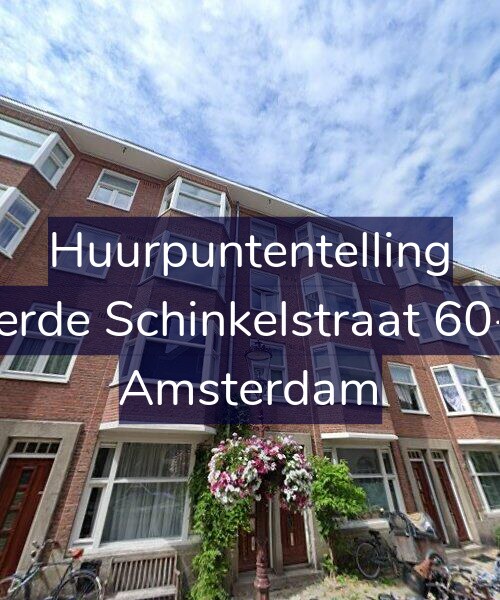 Foto gevel Huurpuntentelling voor Derde Schinkelstraat 60-1, Amsterdam
