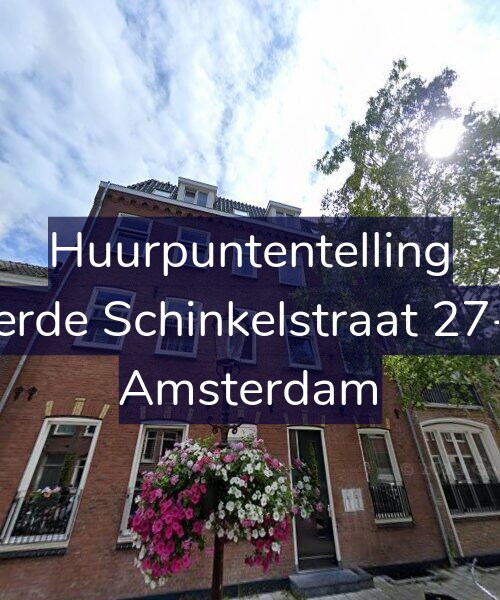 Foto gevel Huurpuntentelling voor Derde Schinkelstraat 27-C, Amsterdam
