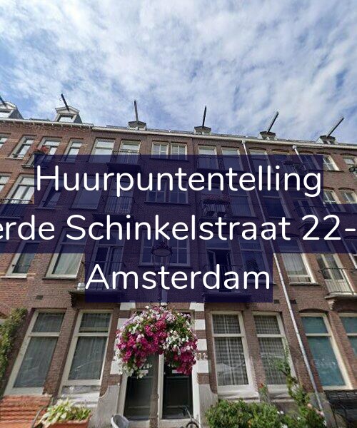 Foto gevel Huurpuntentelling voor Derde Schinkelstraat 22-3L, Amsterdam