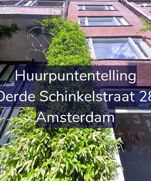 Foto gevel Huurpuntentelling voor Derde Schinkelstraat 28, Amsterdam