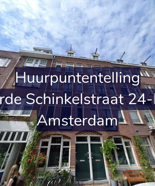 Foto gevel Huurpuntentelling voor Derde Schinkelstraat 24-HR, Amsterdam