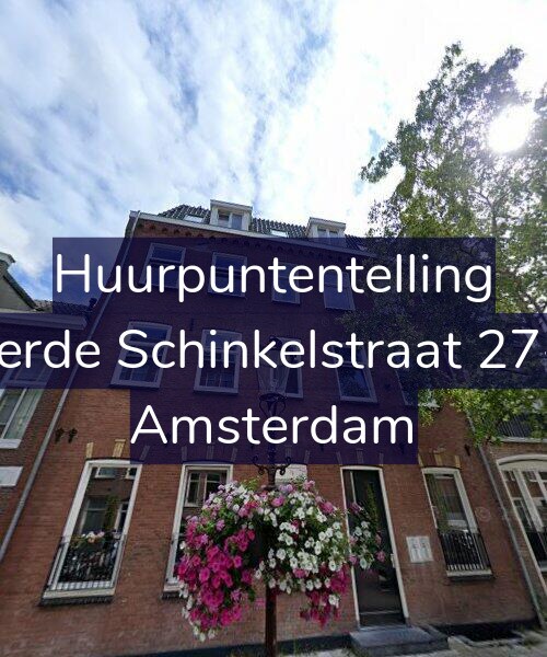 Foto gevel Huurpuntentelling voor Derde Schinkelstraat 27-L, Amsterdam
