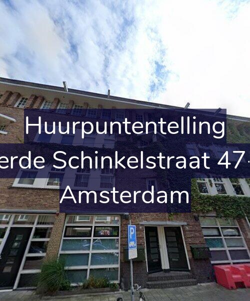 Foto gevel Huurpuntentelling voor Derde Schinkelstraat 47-1, Amsterdam