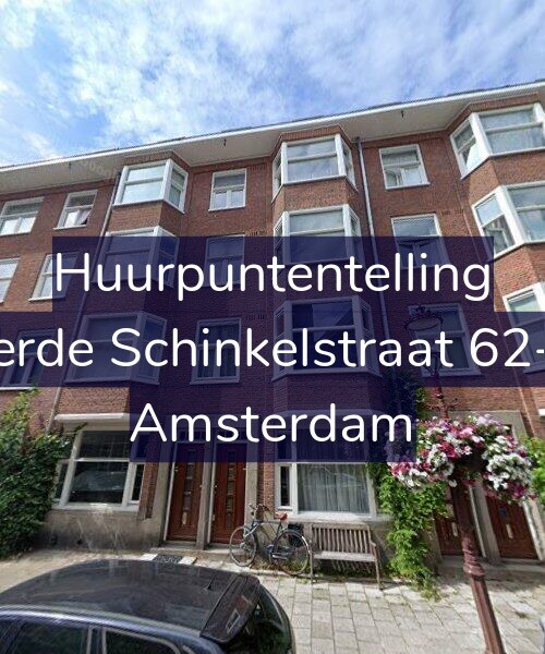 Foto gevel Huurpuntentelling voor Derde Schinkelstraat 62-H, Amsterdam