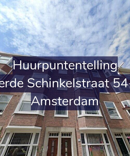 Foto gevel Huurpuntentelling voor Derde Schinkelstraat 54-3, Amsterdam