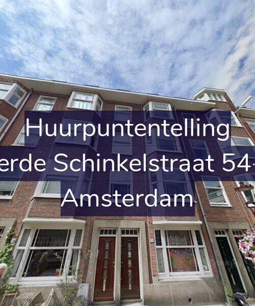 Foto gevel Huurpuntentelling voor Derde Schinkelstraat 54-1, Amsterdam
