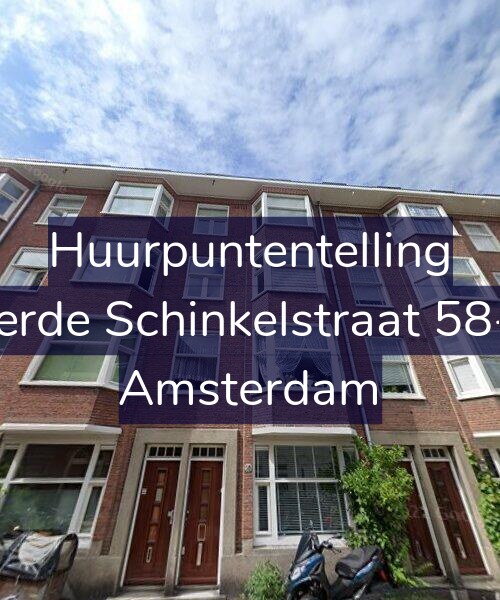 Foto gevel Huurpuntentelling voor Derde Schinkelstraat 58-2, Amsterdam