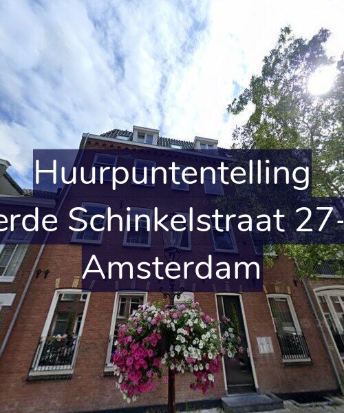 Foto gevel Huurpuntentelling voor Derde Schinkelstraat 27-M, Amsterdam
