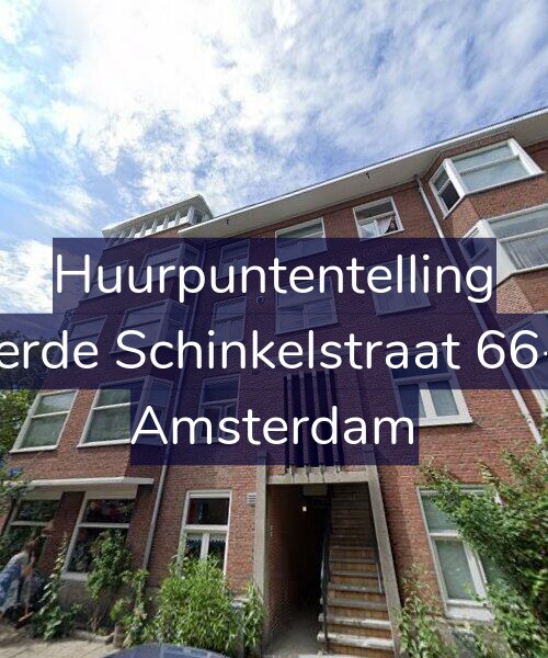 Foto gevel Huurpuntentelling voor Derde Schinkelstraat 66-1, Amsterdam
