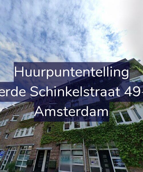 Foto gevel Huurpuntentelling voor Derde Schinkelstraat 49-2, Amsterdam