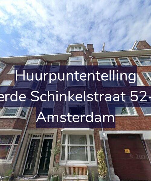 Foto gevel Huurpuntentelling voor Derde Schinkelstraat 52-H, Amsterdam