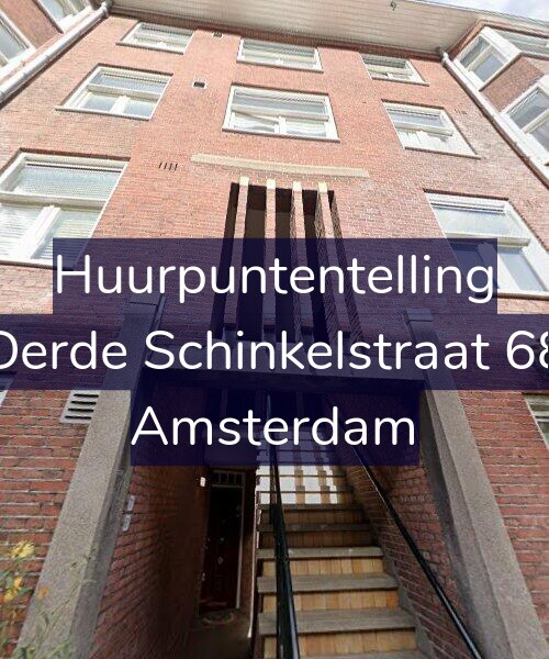 Foto gevel Huurpuntentelling voor Derde Schinkelstraat 68, Amsterdam