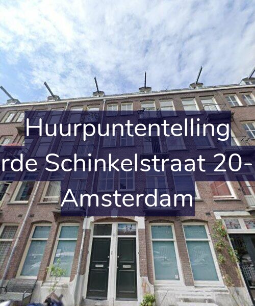Foto gevel Huurpuntentelling voor Derde Schinkelstraat 20-3R, Amsterdam