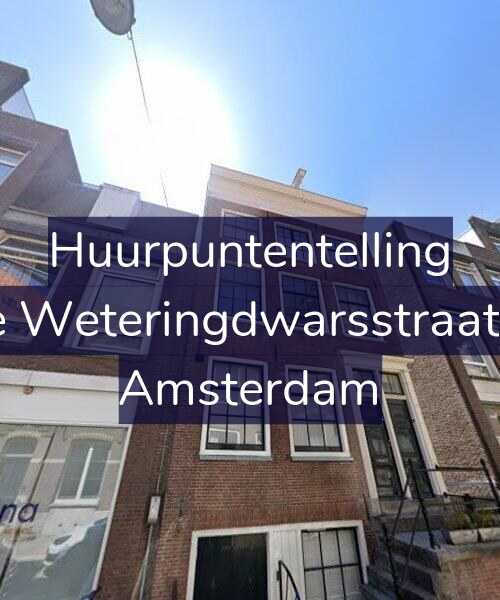 Foto gevel Huurpuntentelling voor Derde Weteringdwarsstraat 26-A, Amsterdam