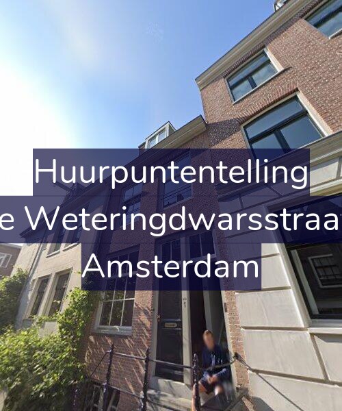 Foto gevel Huurpuntentelling voor Derde Weteringdwarsstraat 1-A, Amsterdam