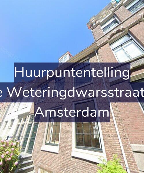 Foto gevel Huurpuntentelling voor Derde Weteringdwarsstraat 13-1, Amsterdam