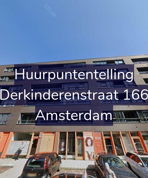 Foto gevel Huurpuntentelling voor Derkinderenstraat 166, Amsterdam
