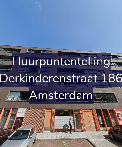 Foto gevel Huurpuntentelling voor Derkinderenstraat 186, Amsterdam