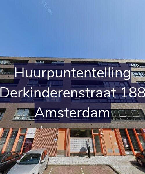 Foto gevel Huurpuntentelling voor Derkinderenstraat 188, Amsterdam