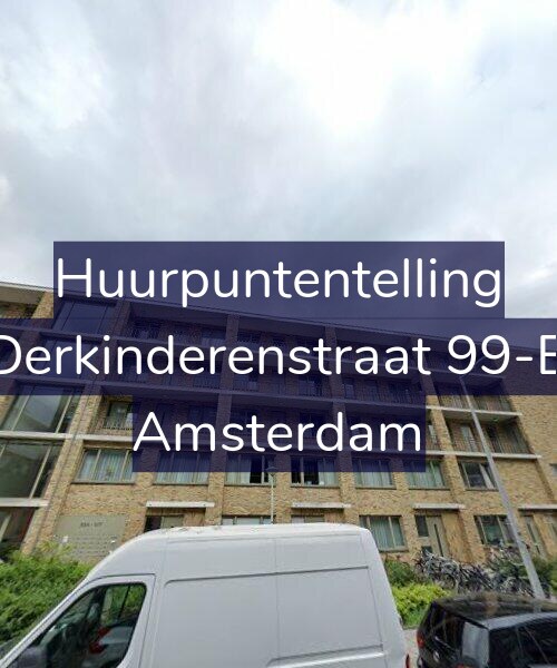 Foto gevel Huurpuntentelling voor Derkinderenstraat 99-B, Amsterdam