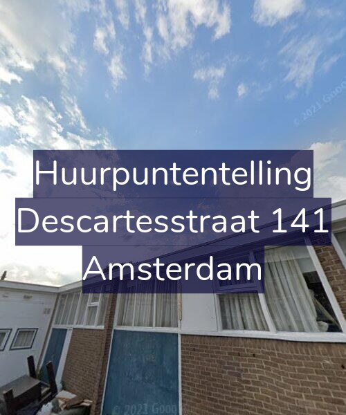 Foto gevel Huurpuntentelling voor Descartesstraat 141, Amsterdam