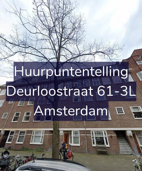 Foto gevel Huurpuntentelling voor Deurloostraat 61-3L, Amsterdam
