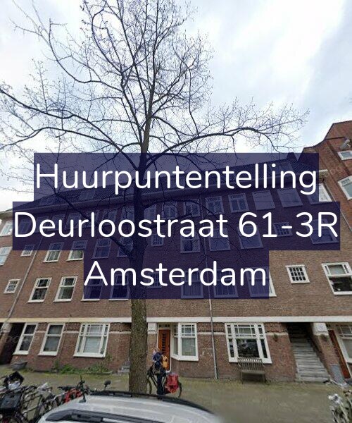 Foto gevel Huurpuntentelling voor Deurloostraat 61-3R, Amsterdam
