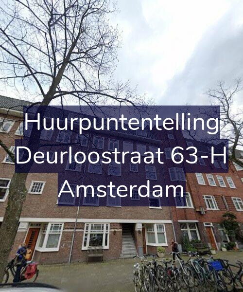 Foto gevel Huurpuntentelling voor Deurloostraat 63-H, Amsterdam