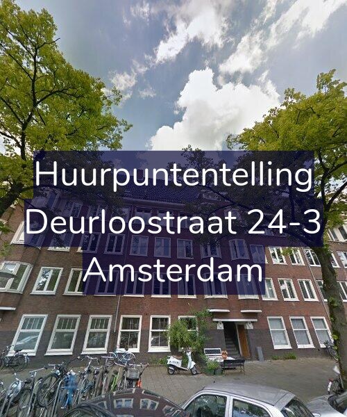 Foto gevel Huurpuntentelling voor Deurloostraat 24-3, Amsterdam