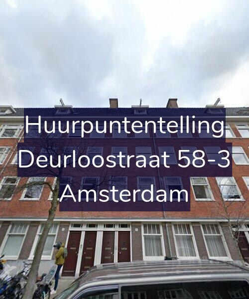 Foto gevel Huurpuntentelling voor Deurloostraat 58-3, Amsterdam