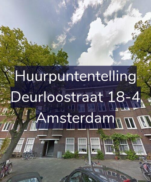 Foto gevel Huurpuntentelling voor Deurloostraat 18-4, Amsterdam