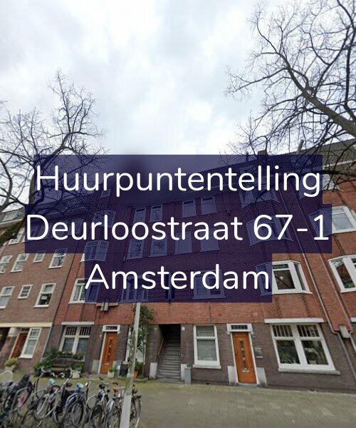 Foto gevel Huurpuntentelling voor Deurloostraat 67-1, Amsterdam
