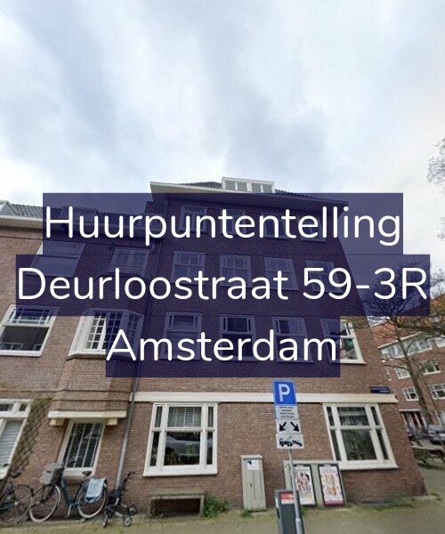 Foto gevel Huurpuntentelling voor Deurloostraat 59-3R, Amsterdam
